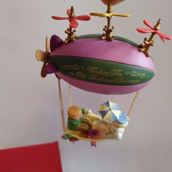 1998 Carlton Cards Joy Is In the Air Ornament Vintage Christmas - Picture 6 of 7